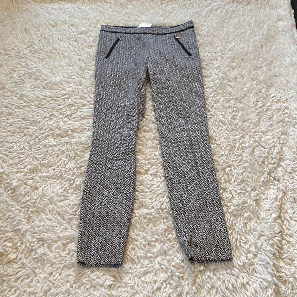Skinny printed trousers
